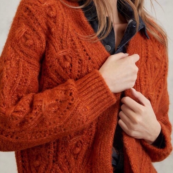 NWT ANTHROPOLOGIE NURIA TEXTURED CARDIGAN - Picture 4 of 11